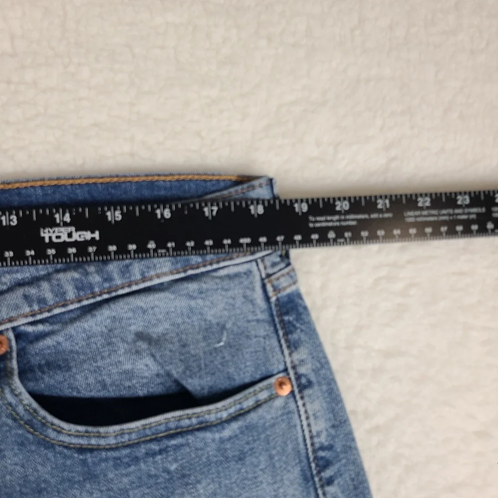 Levi's 505 Jeans‎ Mens 36x34 Blue Straight Leg Waterless Light Wash Denim